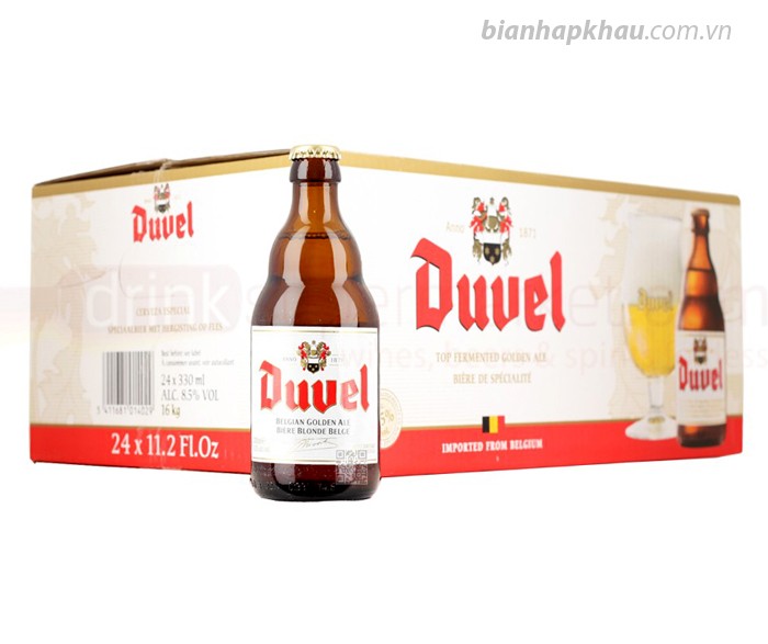Bia Duvel 330ml, bia ale Bỉ không thể nhầm lẫn.