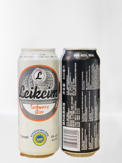 Bia Leikeim Schwarz Bier 4,9%-Lon 500ml
