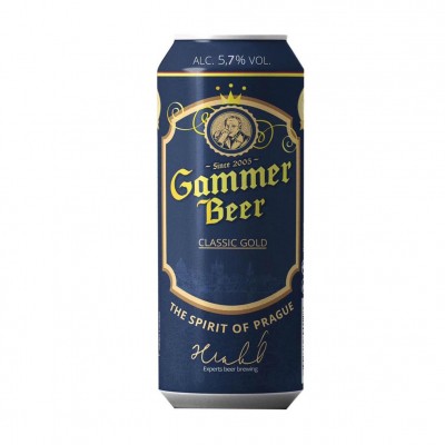 Bia Gammer Classic Gold 5,7%-lon 500 ml