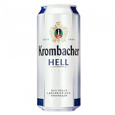 Bia Krombacher Hell 5%-Lon 500ml 