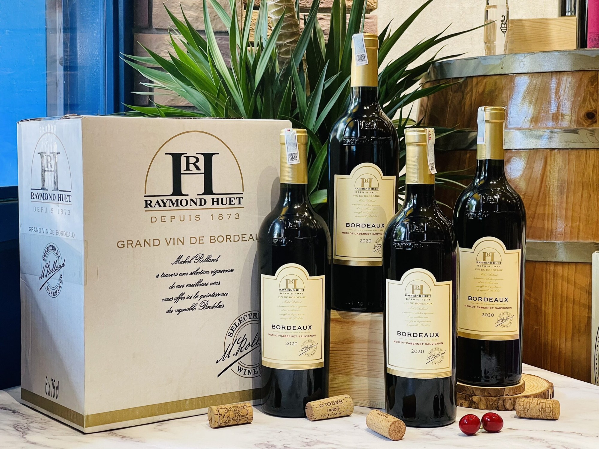 Vang Raymond Huet Merlot Cabernet Sauvignon 14,5%-Chai 750ml