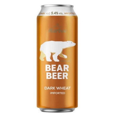 Bia Gấu Bear Beer Dark Wheat 5,4%-Lon 500ml 