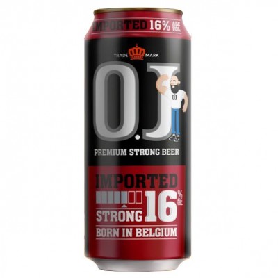 Bia OJ Strong Imported 16%-Lon 500ml