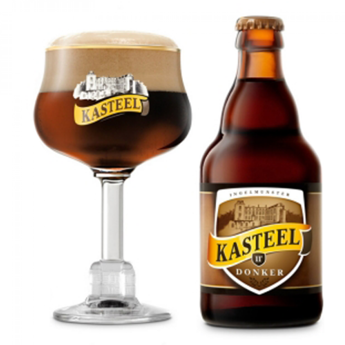 Bia Kasteel Bruin (Donker) 11% - chai 330 ml