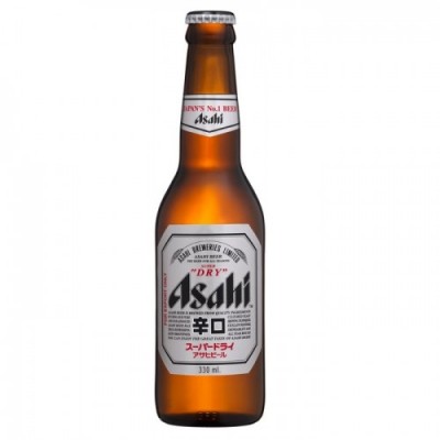 Bia Asahi Nhật Bản 5% - chai 330ml