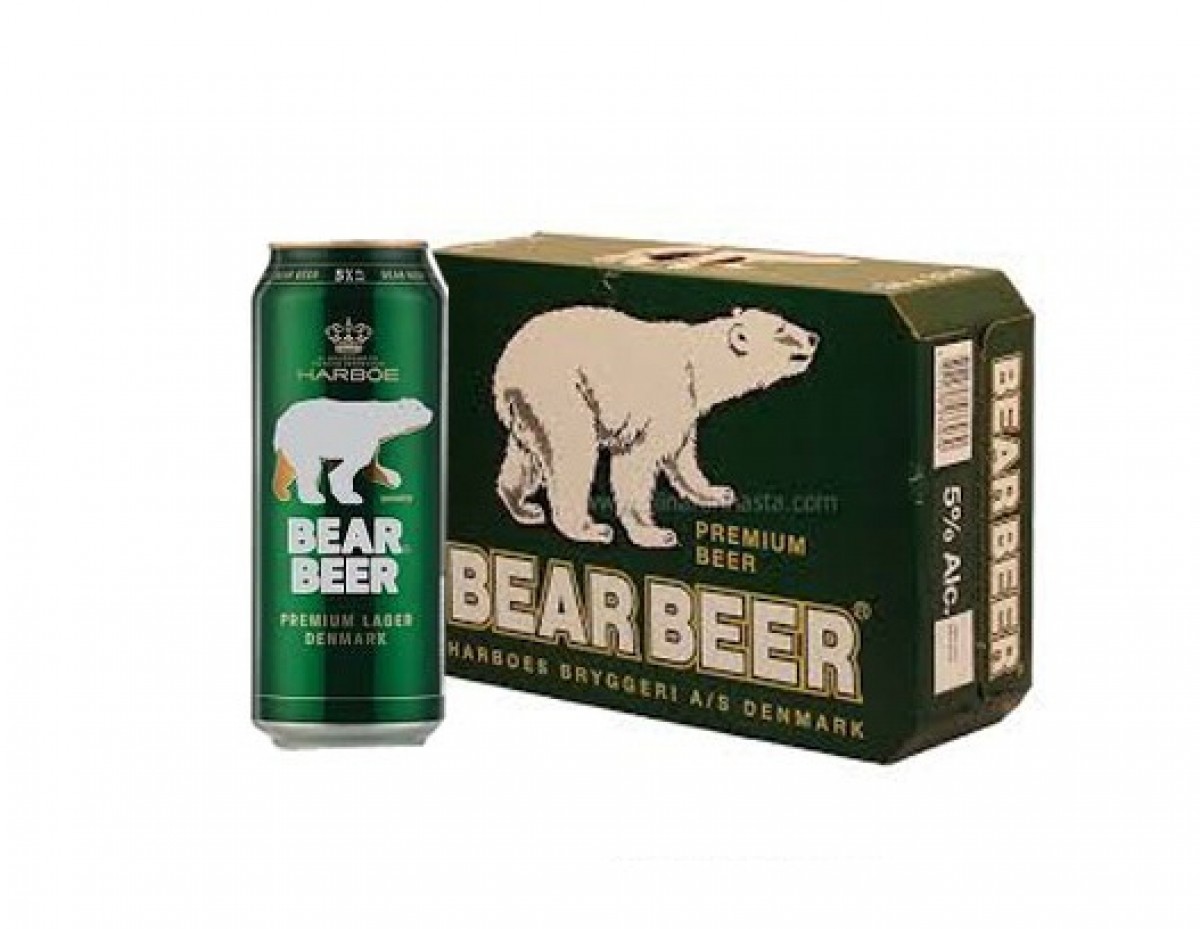 Bia Gấu/Bear Beer 5% - lon 500 ml 