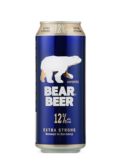 Bia Gấu/Bear Beer 12% - lon 500ml 