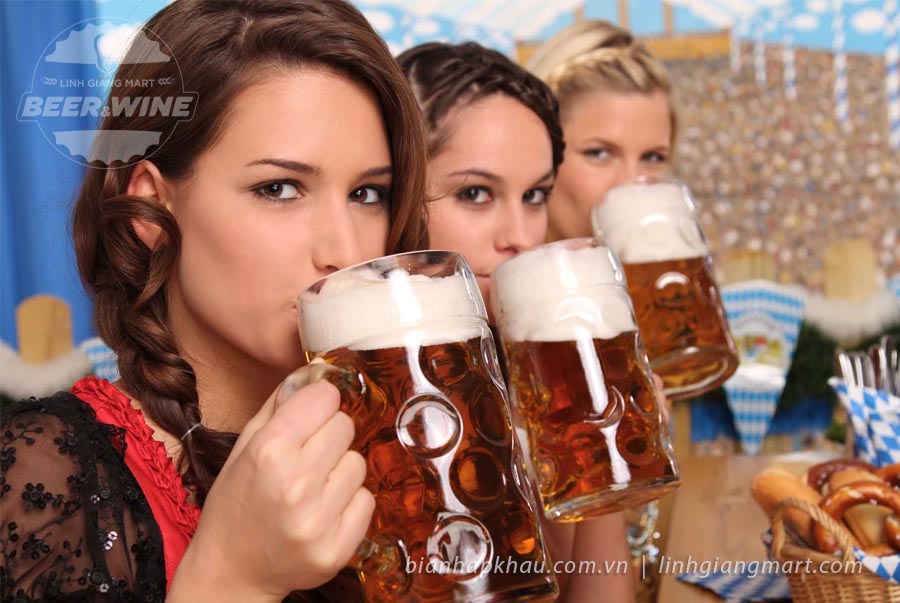 Cách uống các loại bia Đức 